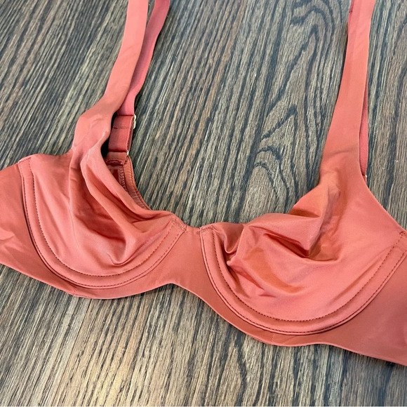 CUUP the scoop unlined underwire bra in clay color size 30A - Picture 3 of 8